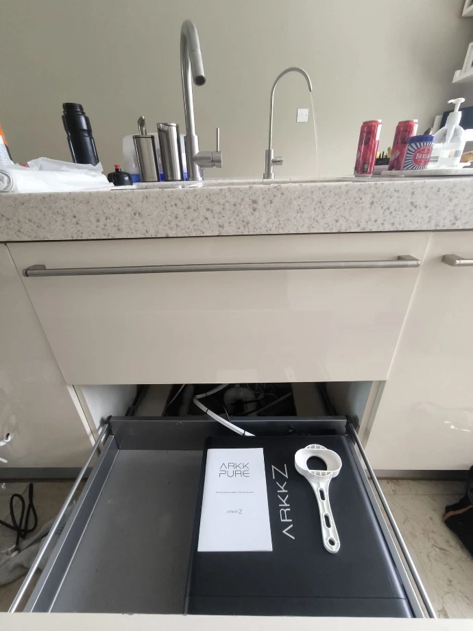 ArkkZ reverse osmosis water filter flexible vertical horizontal installation system