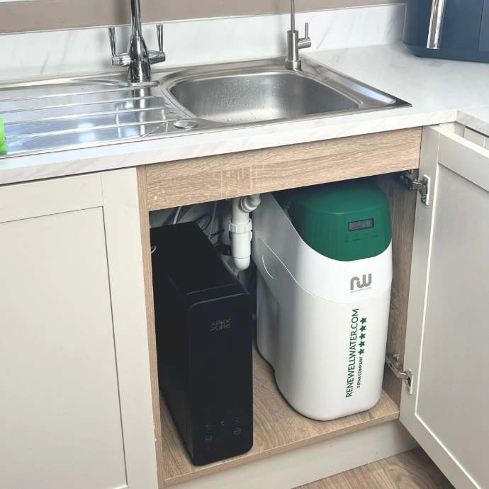 green water softener fits under sink green water softener under the sink